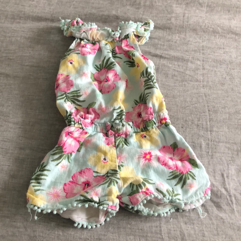 Girls floral romper by little me